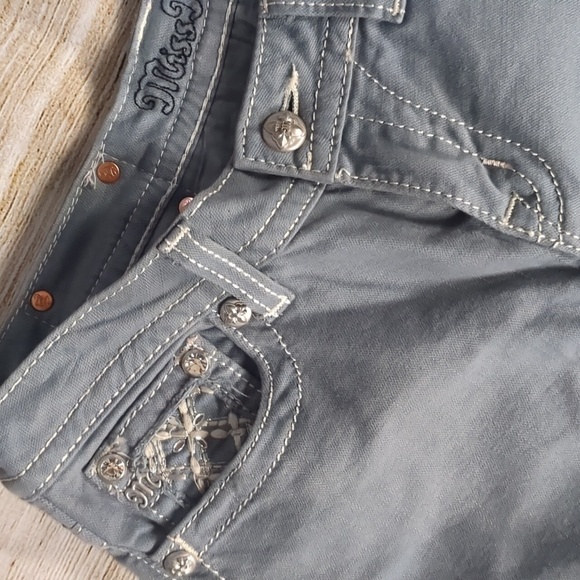 Miss me gray skinny jeans size 28 - Picture 2 of 7